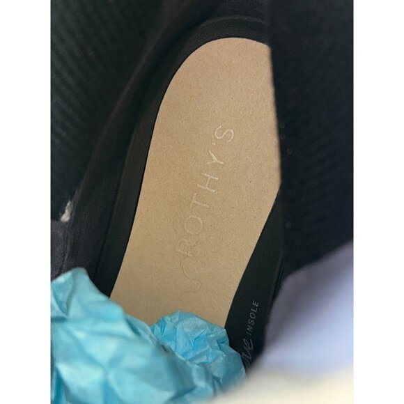 Rothys Classic Cool Cat Leopard Brown Black Print Knit Ankle Boots Size 10 - Picture 8 of 9